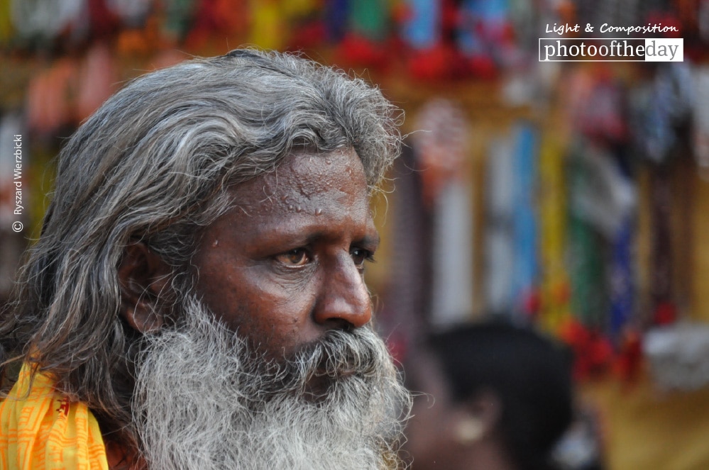 Varanasi Street Man, by Ryszard Wierzbicki