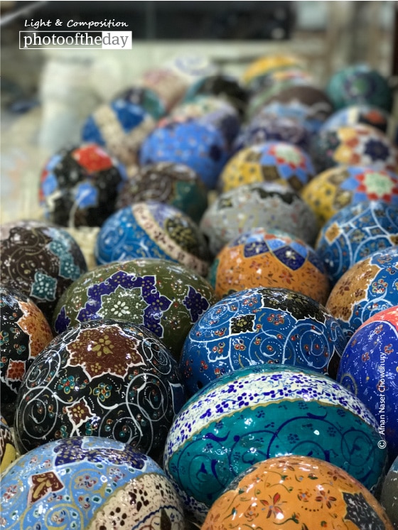 Hand Painted Ostrich Eggs, by Afnan Naser Chowdhury