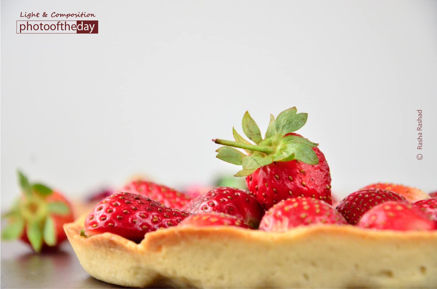 A Home Made Strawberry Tartlet, by Rasha Rashad