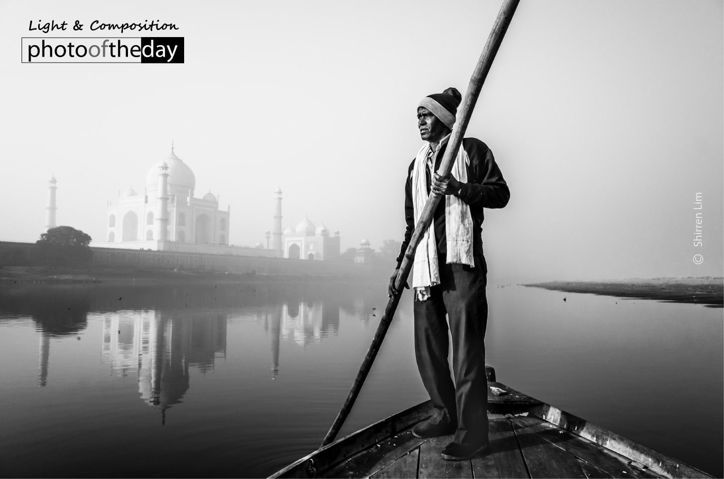 Boatman from Agra by Shirren Lim