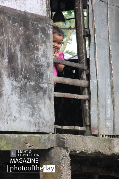 A Shy Tribal Child, by Rahat Azim Chowdhury