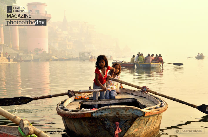 Varanasi Flower Girls, by Shikchit Khanal