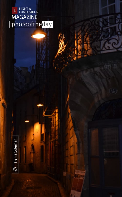 Street Lights in Bordeaux, by Henri Coleman