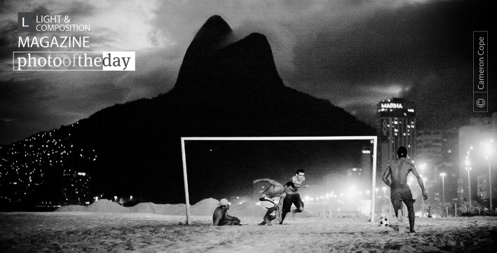 Ipanema Night Soccer, by Cameron Cope