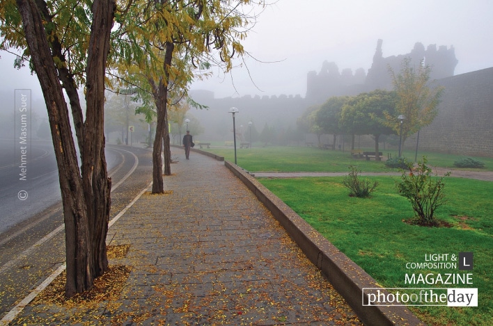 Castle of Diyarbakir under Fog, by Mehmet Masum