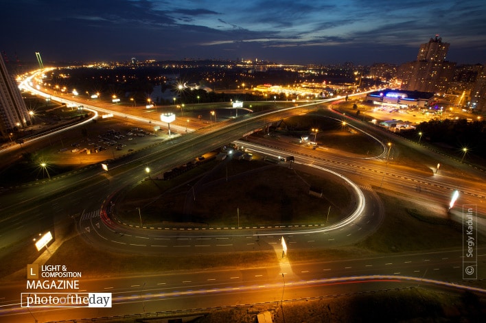 Kyiv at Night, by Sergiy Kadulin