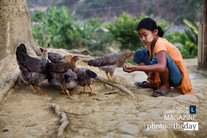 A Young Tribal Girl , by Shahnaz Parvin