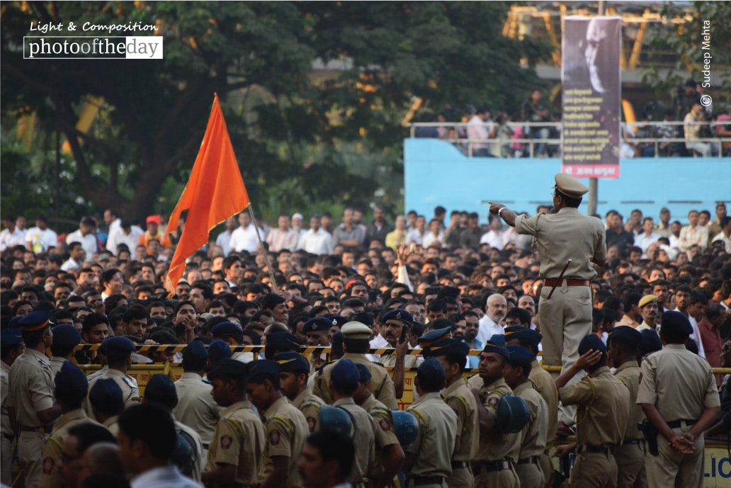 Making way through the throng, by Sudeep Mehta