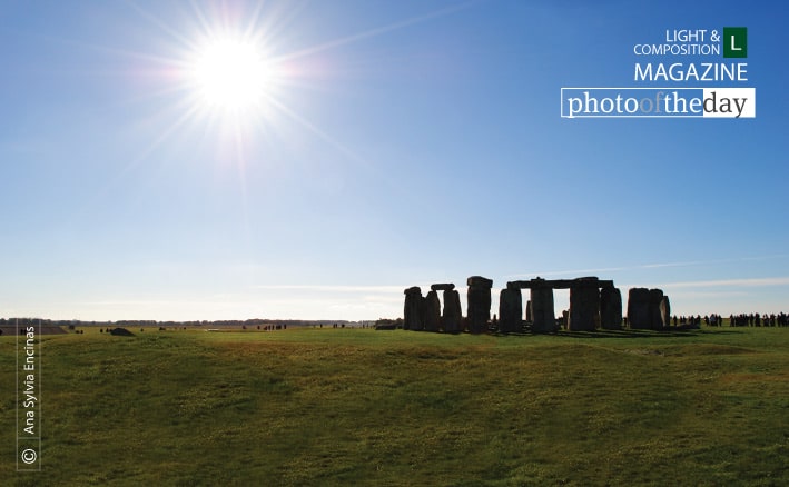 Stonehenge, facing warm sunlight, by Ana Sylvia Encinas