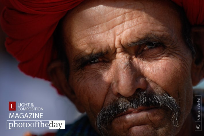 Man in India, by Kristian Bertel