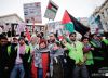 Demonstration for Gaza in Brussels by Olivier Vin