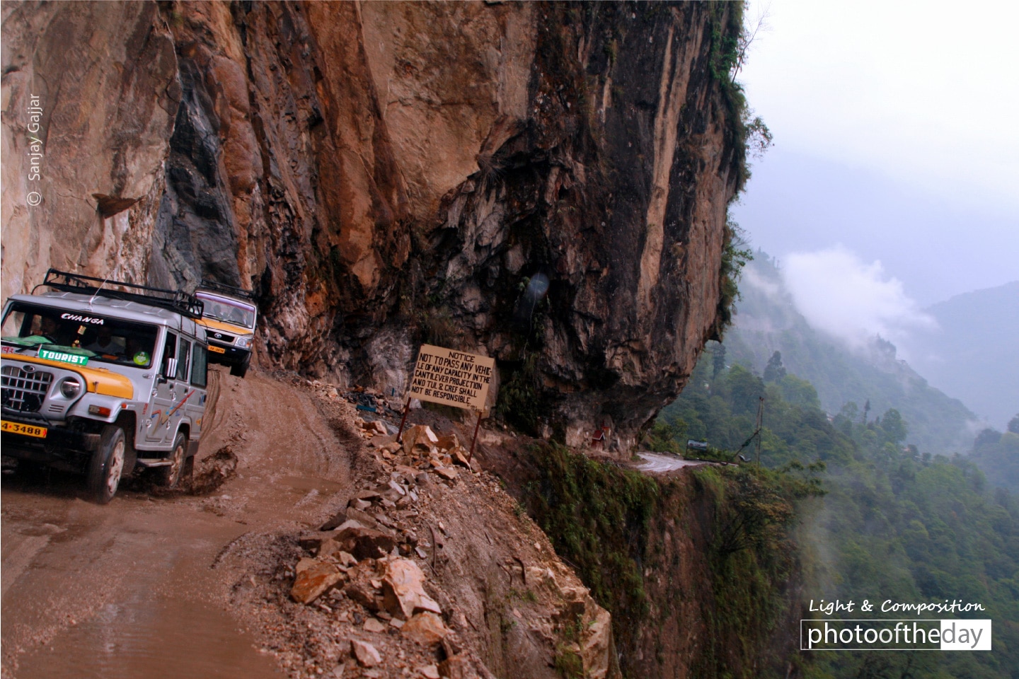 On the Way to Lachung, by Sanjay Gajjar