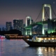 The Tokyo Bay & the Traditional House Boats, by Michiko Matsumoto