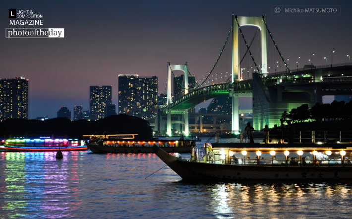 The Tokyo Bay & the Traditional House Boats, by Michiko Matsumoto