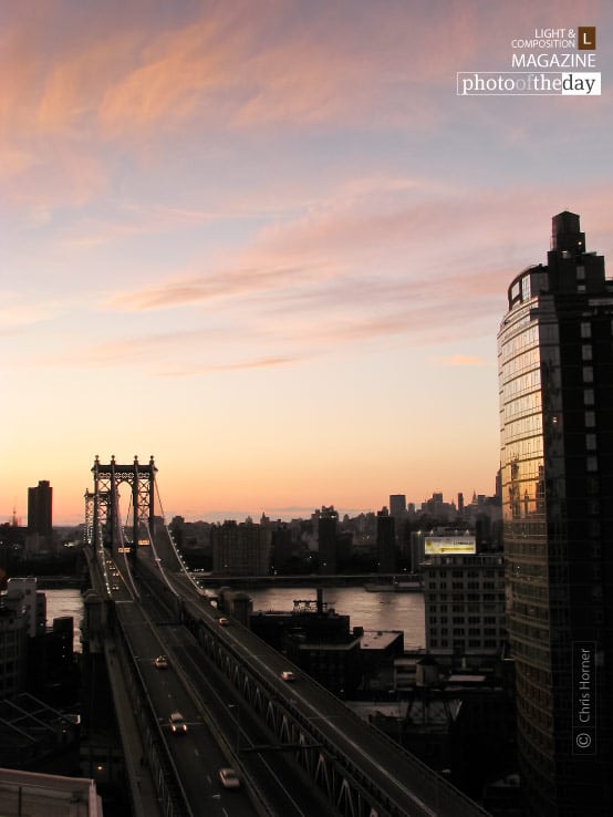 Sunset Over NYC, by Chris Horner