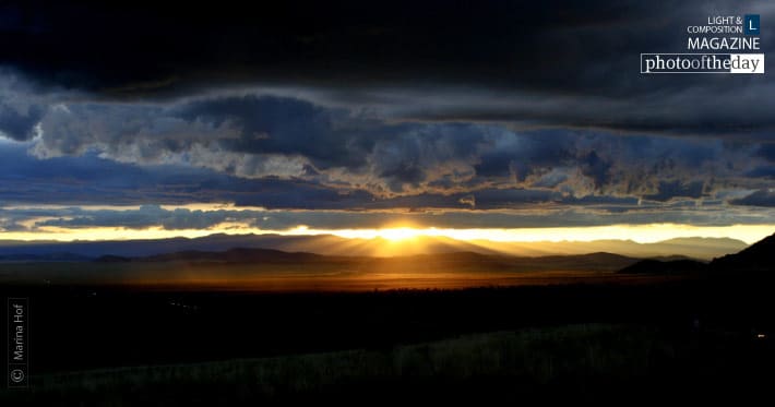 Rocky Mountain Sunset, by Marina Hof