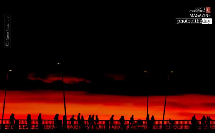 Liimfjorden Bridge at Sunset, by Nuno Alexandre