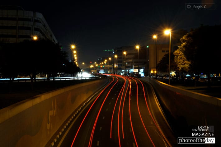 Traffic before Maktoum Bridge, by Prajith Cherukatt