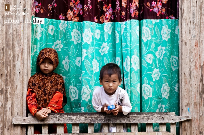 Brother and Sister at the Window, by Zain Abdullah