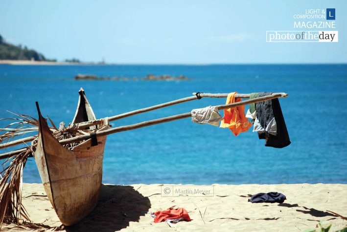 Dhow and Washing Line, by Martin Meyer