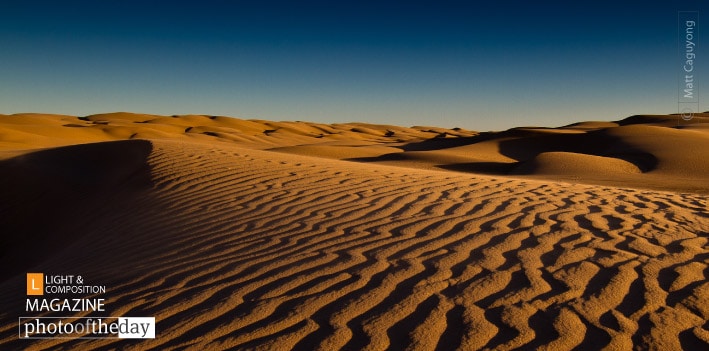 Imperial Sand Dunes in California by Matt Caguyong