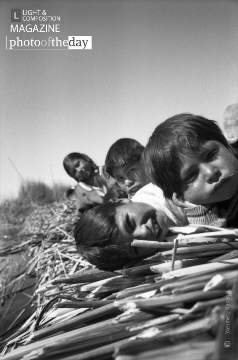 Kids in Uros, by Yasuteru Kasano