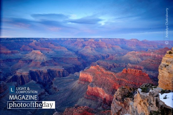 Sunset over the Canyon, by Anindya Chakraborty