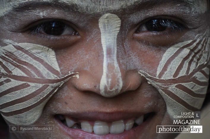 Painted Face, by Ryszard Wierzbicki