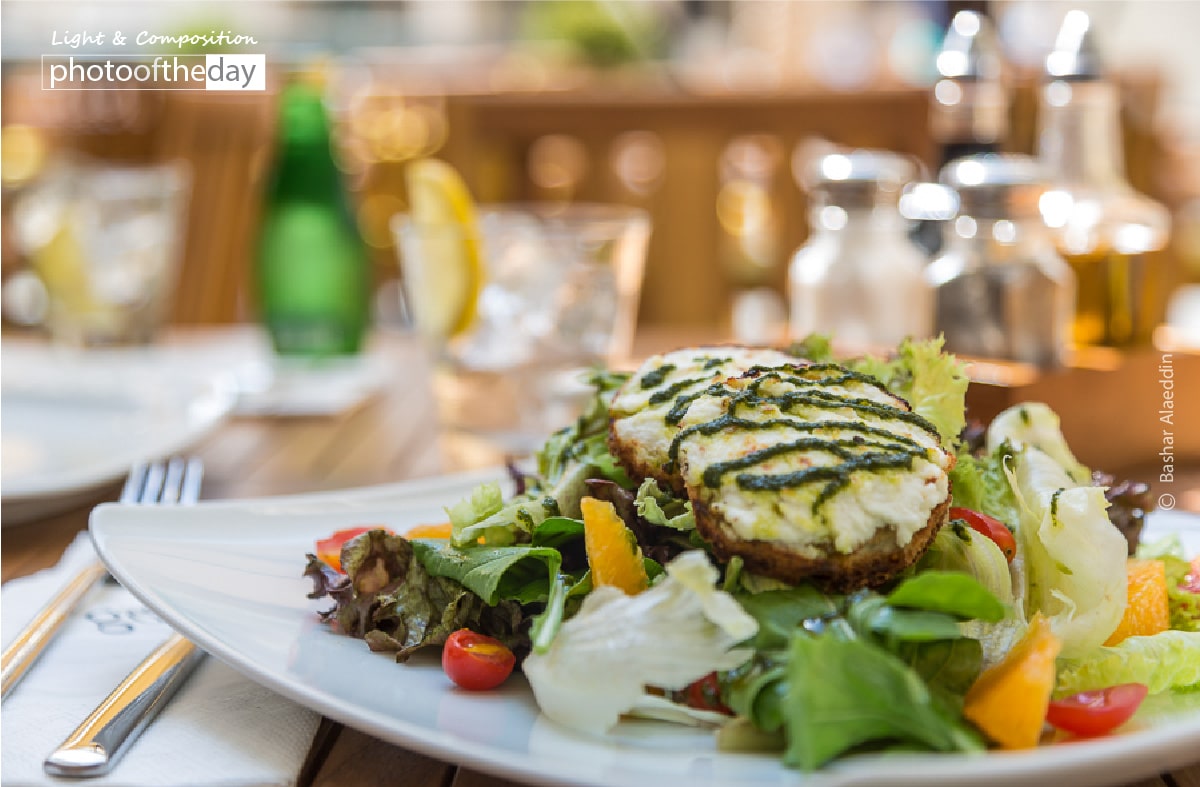 Goats' Cheese Salad, by Bashar Alaeddin