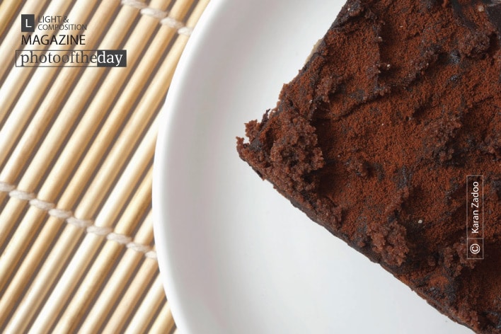 A Chocolate Brownie Dusted with Coco, by Karan Zadoo