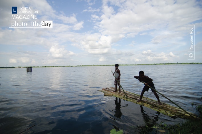 Makeshift Boat, by Nirupam Roy