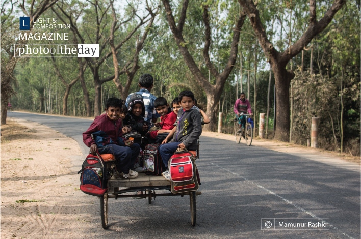 Going to School, by Mamunur Rashid