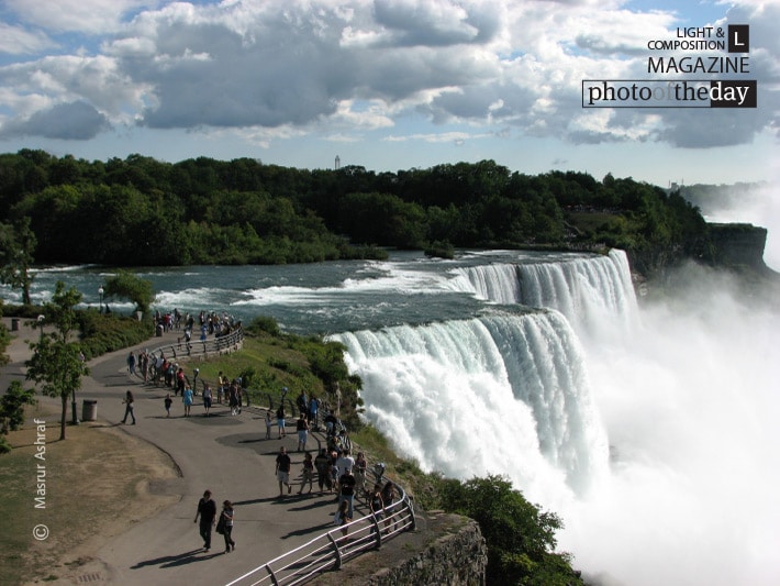 Overlooking the Niagara Falls, by Masrur Ashraf