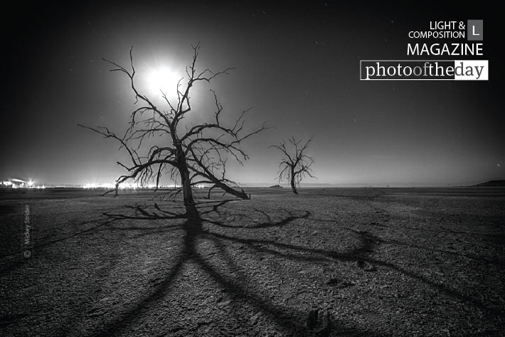 Red Hill Three and the Supermoon, by Mickey Strider