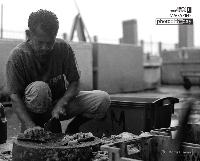 Morning Wet Fish Market, by Morris Hilarian