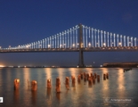 Illuminated Bay Bridge, by Achintya Guchhait