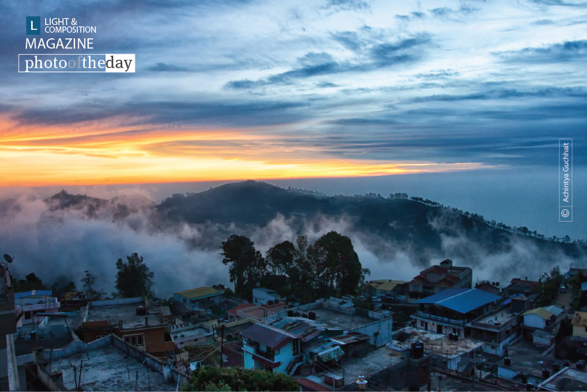 Sunrise at the Mountains, by Achintya Guchhait