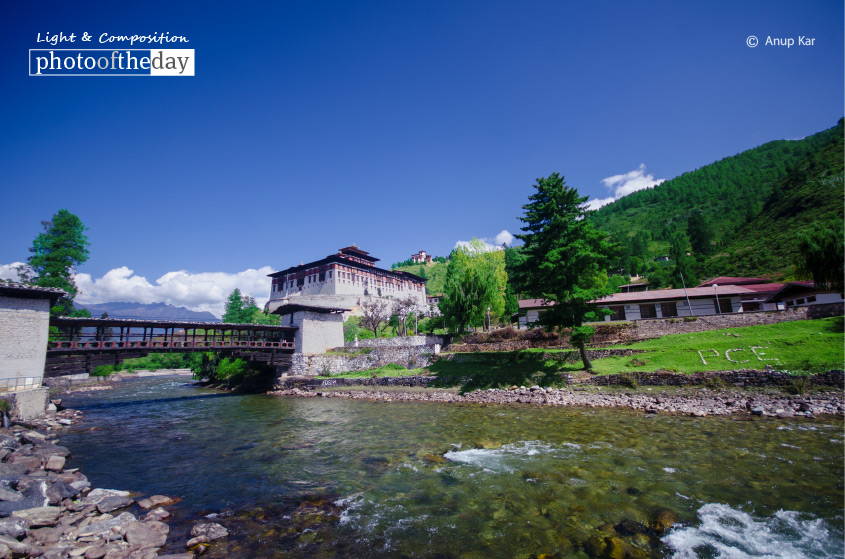 Rinpung Dzong in Paro, by Anup Kar