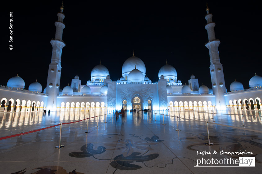 Mosque by Night, by Sanjoy Sengupta