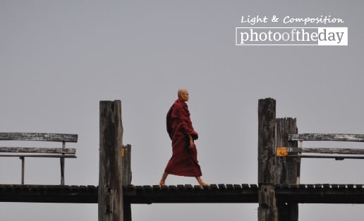 A Monk on the Bridge, by Ryszard Wierzbicki