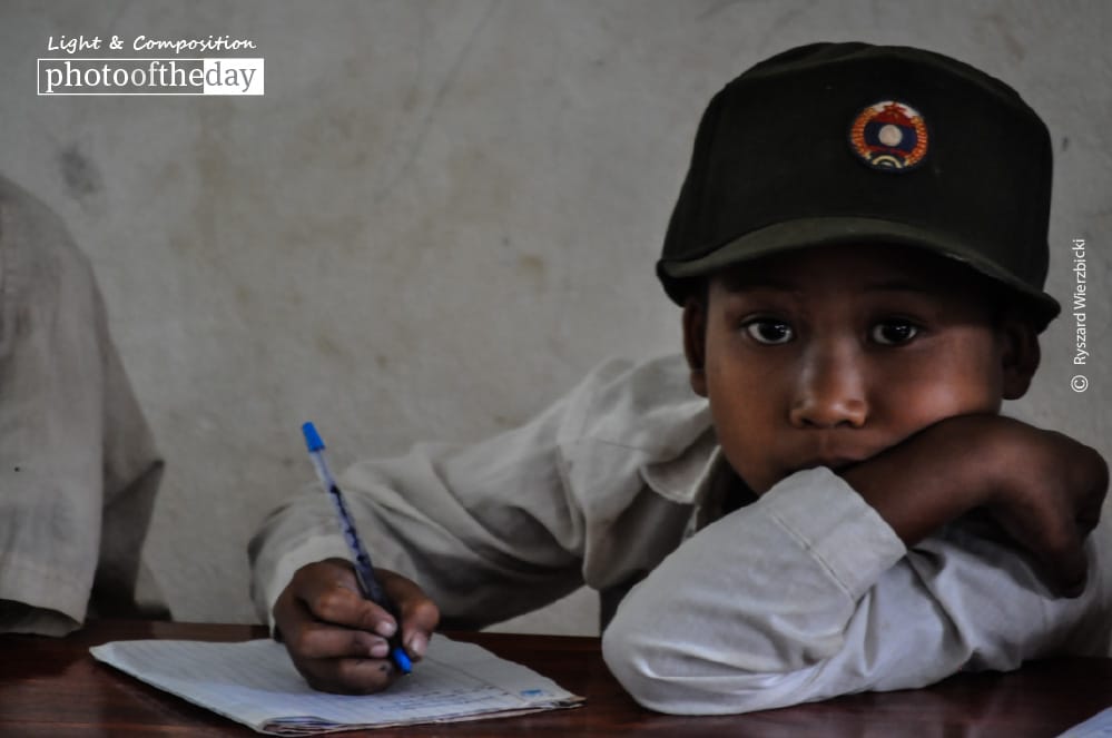 A Laotian Student, by Ryszard Wierzbicki