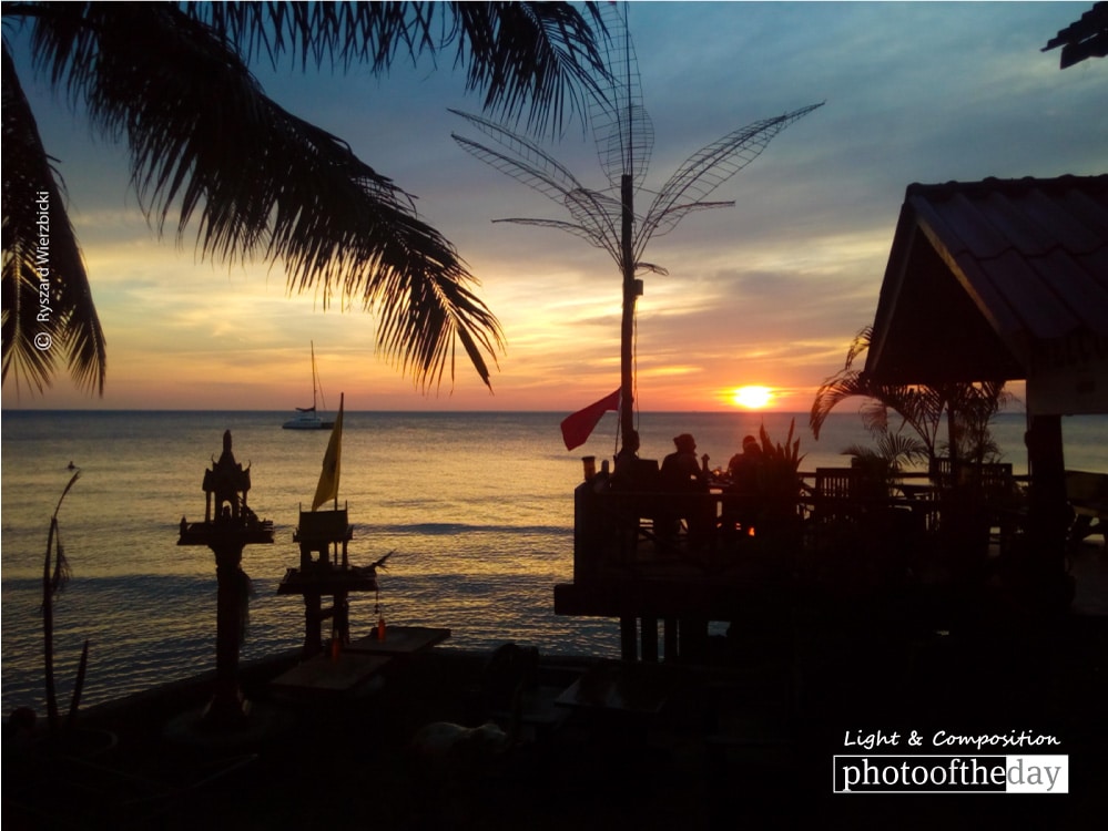 Sunset at Koh Chang Island, by Ryszard Wierzbicki