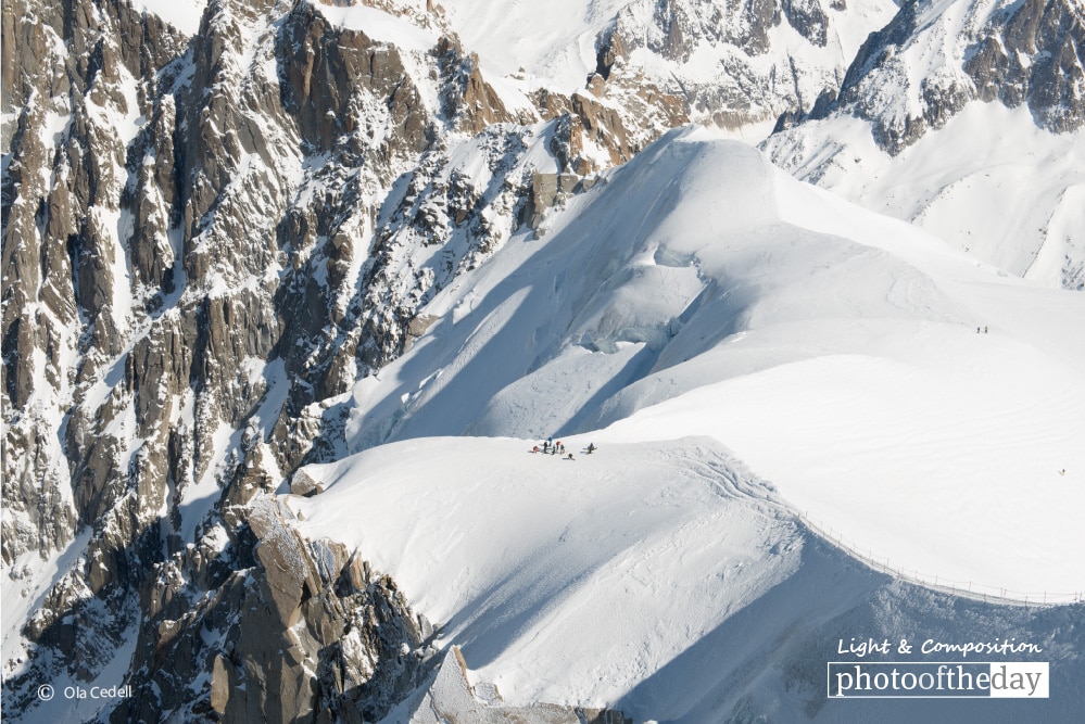 Start of the Vallee Blanche, by Ola Cedell