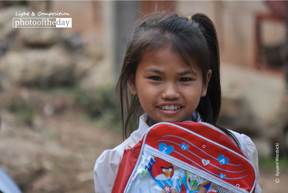 School Bag Smile, by Ryszard Wierzbicki