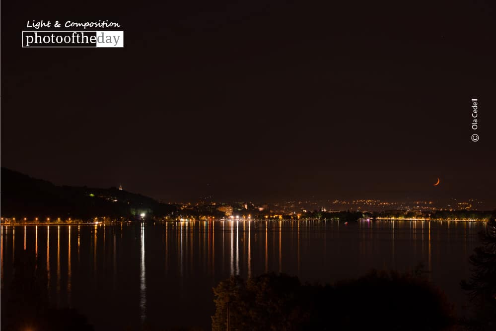 Annecy at Night, by Ola Cedell