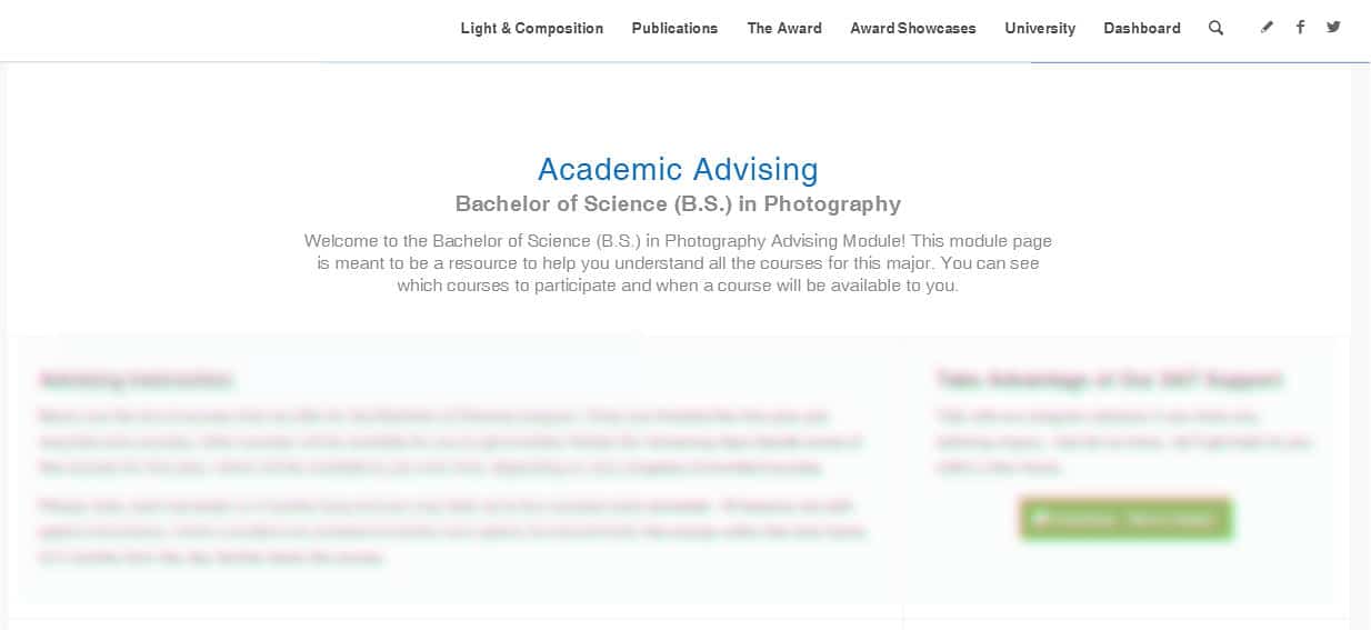 Academic Advising Module