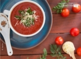 Tomato Soup with Cheese, by Diep Tran