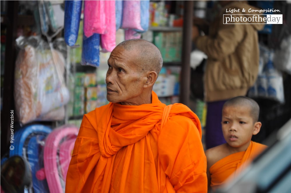 Monks in the Market, by Ryszard Wierzbicki