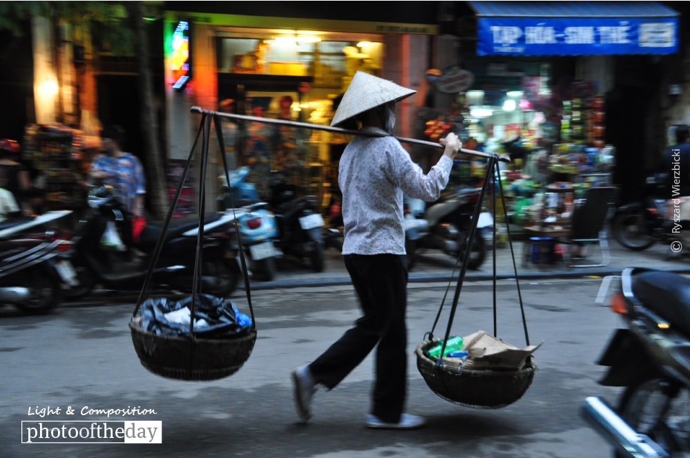 A Hanoi Street Seller, by Ryszard Wierzbicki