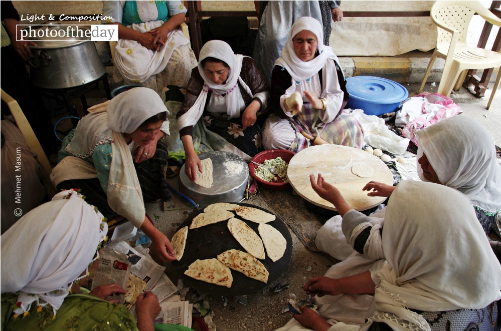 Traditional Kurdish Pie Baking, by Mehmet Masum